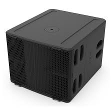 NEXO L15U Subwoofer, Caja subgrave de acompañamiento para el P12, Rango 40 a 120 Hz y 139 dB máxima,  controlador de excursión de 15”, caja de abedul báltico/contrachapado de álamo e insertos roscados para accesorios de montaje, adaptador de soporte M20