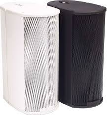 BIAMP ENT203B Altavoz de columna ENTASYS 200, 2 vías, 3 controladores LF. resistente a la intemperie, 75 W continuos, 300 W pico 16 Ω, 70/100 V color negro 1 Pieza