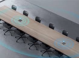 MAXHUB BM35 Altavoz Bluetooth para Conferencias - Micrófono Omnidireccional 360°, Alcance 6m, Cancelación de Ruido con IA, Sonido Hi-Fi, Conexión USB-C/Dongle, Batería 30h. Speakerphone Profesional para Zoom, Teams y Salas de Juntas Grandes.