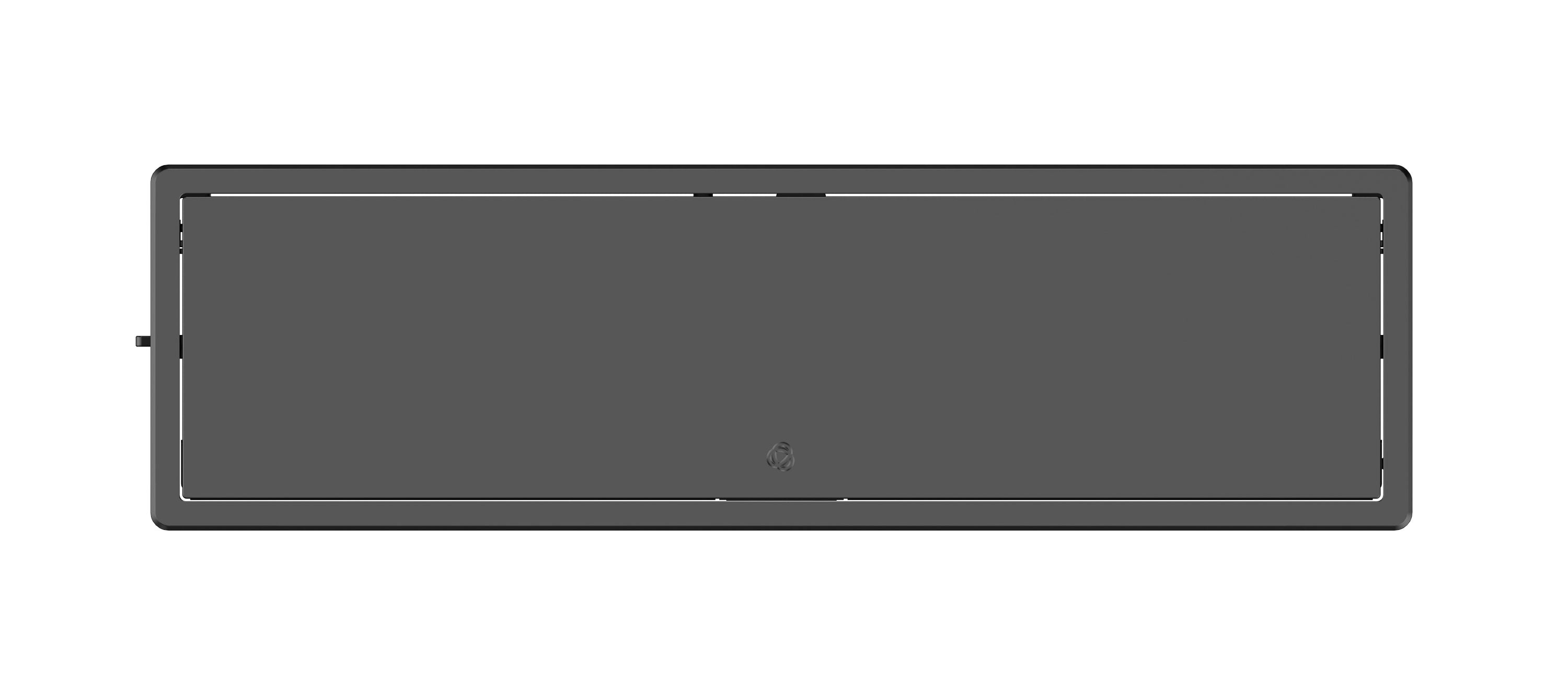 KRAMER T-IN6-REC2 Caja modular multiconexión para montaje en mesa con tapa abatible, para 6 módulos