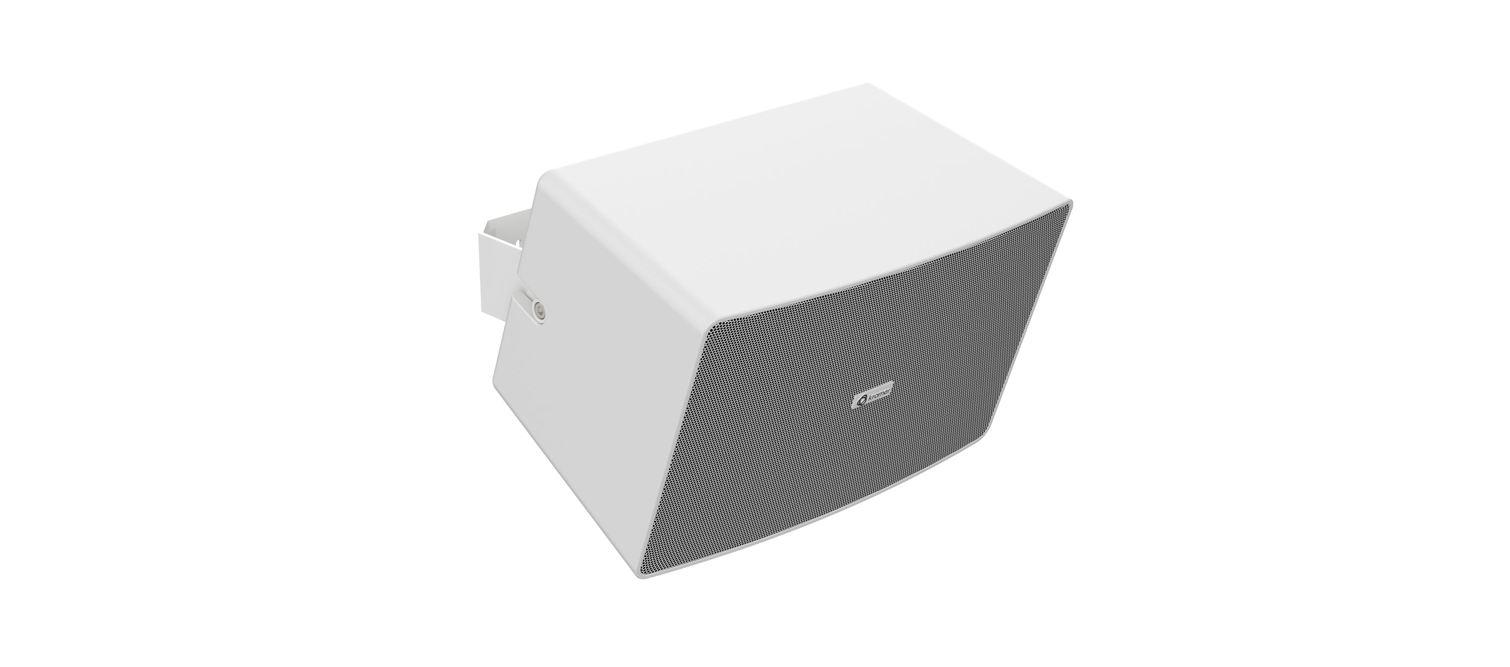 KRAMER WM-8D Altavoce DANTE Autoamplificado, alimentación PoE, 10W a 30W de potencia,de 2 vías para pared de 8" Control vía LAN de nivel de audio: volumen, agudos y graves. Entrada LAN, Disponible en colores blanco y negro.1 PIEZA