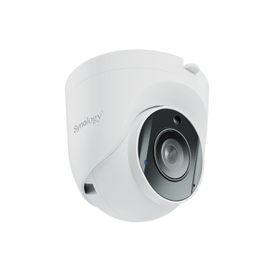 Cámara de Vigilancia TC500 | 5 Megapíxeles (2880x1620) | Lente 2.8 mm (110° H) | Visión Nocturna 30 mts | IP67 | IA para Detección de Personas y Vehículos | Compatible con Surveillance Station | Almacenamiento en mic