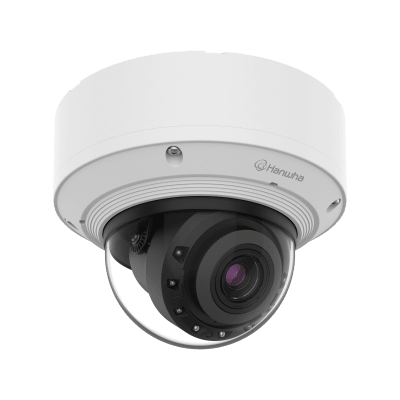 Cámara Domo Interior Vandalismo AI 4MP / Sensor 1/1.8" CMOS / Lente Motorizado 4.6-9.35mm (2x) / WiseIR 60m / Inteligencia Artificial Persona-Vehiculo-Patente / WDR 120dB / IP52 IK10 / PoE+ y 12VDC / 2 Slots MicroSD 2TB.