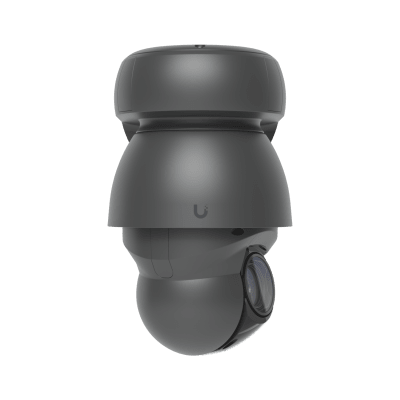 Cámara UniFi Protect PTZ AI Industrial Color Negro, 4K (8MPX), Zoom Óptico 22x, Visión Nocturna IR 100 m, Reconocimiento Facial y Placas, Protección IP66, Movimiento 360°, PoE++