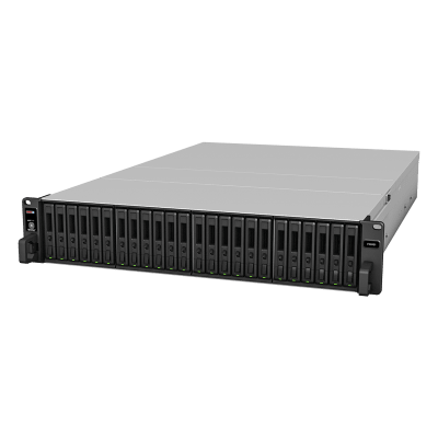 Unidad de Expansión FX2421 para Synology FlashStation | 24 Receptáculos de Unidad 2.5" | Compatible con SSD SATA SAT5200 | Diseño de Alta Fiabilidad | Fuentes de Alimentación Redundantes.