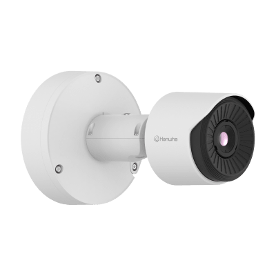 Cámara Térmica AI Radiométrica QVGA / Detector Microbolómetro 384x288 / Clasificación AI Persona-Vehiculo / Rango Temperatura -40°C a 550°C / NETD ≤30mK / IP66 IK10 / PoE y 12VDC / ONVIF S,G,T,M