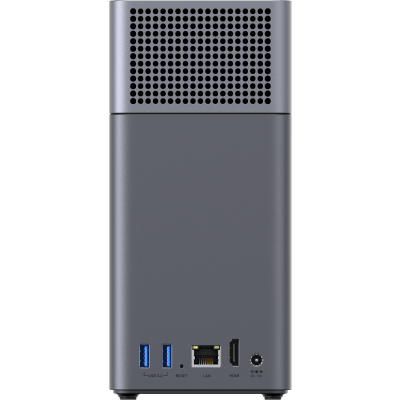 NASync DXP2800 | SO UGOS Pro |  Intel N100 12th Gen Intel® 4 Core™ | 2 Bahías SATA hasta 48TB | 2-Bahias (M.2 NVMe) hasta 16TB | 8GB DDR5 (Exp. a 16GB) | Ethernet 2.5G  | HDMI 4K | 2* USB2.0 | 1*USB 3.2Gen | 1* USB 3.2Gen2 | 1*USB-C 3.2Ge