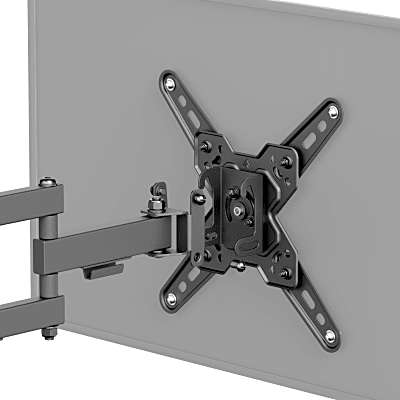 Soporte de Pared Articulado para Pantallas o Monitores | Compatibilidad VESA 75x75 - 200x200 / Hasta 43 Pulgadas | Capacidad Máxima de Carga 20 kg | Fabricado en Acero