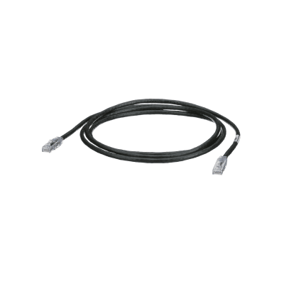 Cable de Parcheo TX6, UTP Cat6, 24 AWG, CM, Color Negro, 7ft