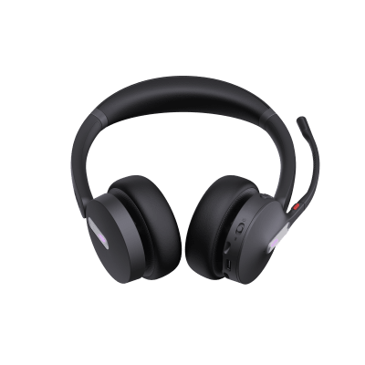 Diadema Inalámbrica WH64 Dual Teams con Micrófono Dual y Acoustic Shield 2.0 para Llamadas Claras en Entornos Ruidosos