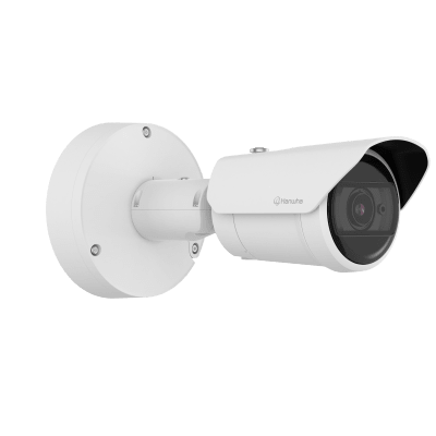 Camara Bullet IP IA 8MP / Zoom Varifocal Motorizado 4.4-9.3mm (2.1x) / Inteligencia Artificial Persona-Vehiculo-Placa / WDR 120dB / IP67 IK10 / WiseIR 40m / PoE