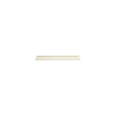 Base para canaleta T-70, de PVC rígido, con orificios perforados para montaje, 103.3 x 44.9 x 1800 mm, Color Blanco Mate