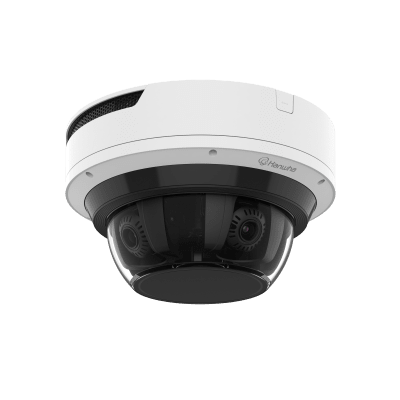Camara Multi sensor 8MP x 4 CH con Inteligencia Artificial / Lente Motorizado de 3.3 a 5.7mm / WDR 120dB / Protección IP66 / IK10 / NEMA4X