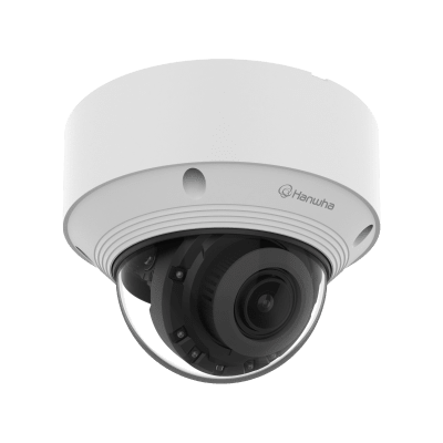 Cámara IP Tipo Domo Antivandálica 2 Megapíxel Serie Q-Core / Lente Motorizado 3.2 a 10mm / IR 40M / WDR 120db / Salida de video HDMI / Exterior IP66, IK10, NEMA 4X / H.265 & WiseStream