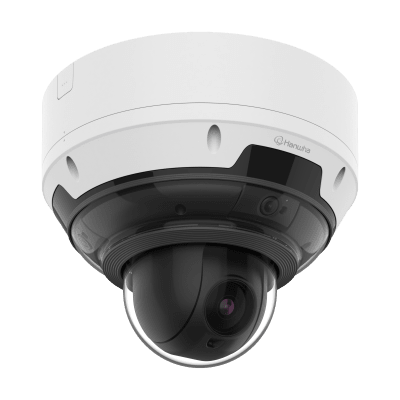 Camara AI 5MP 3CH Fija + 4MP 18x PTZ / Detección de Objetos (Persona/Vehículo/Matrícula) / IVA / IR 15 mts / Auto Calibración / Secure Element FIPS 140-3 Level3 / IP66 / PoE++