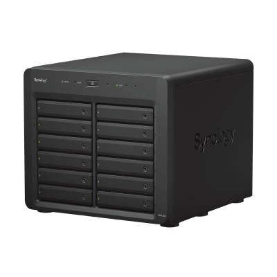 Unidad de Expansión Synology DX1222 | 12 Bahías para HDD/SSD SATA 3.5" o 2.5" | Intercambio en Caliente | Puerto Mini-SAS HD | Garantía de 5 Años.