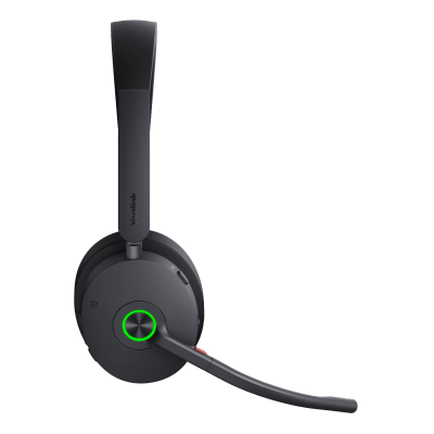 Diadema Bluetooth Yealink BH74 con Cancelación Activa de Ruido Híbrida, Base de Carga y Tecnología Acoustic Shield 3.0.