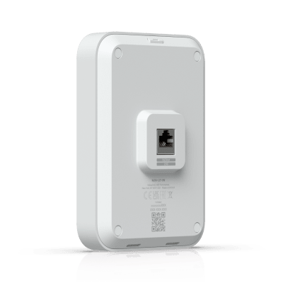 U7 In-Wall WiFi 7 Doble Banda para Interiores, con Cobertura de hasta 115 m², Capacidad para 200 Usuarios y Diseño Optimizado para Entornos de Hospitalidad