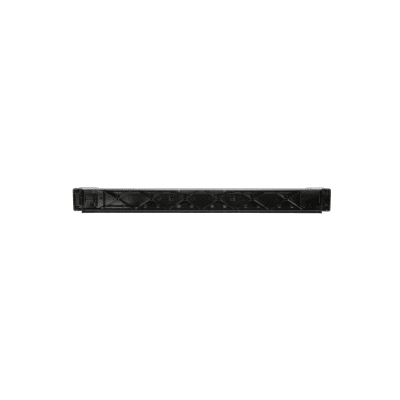 Tapa Ciega Estándar de 19in, Compatible con Racks con Rieles de Orificio Roscado, Instalación sin Herramienta, Plano, 1 UR, Color Negro