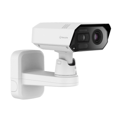 Cámara IP Bullet Termica Bi-Spectral / Lente Visible 8MP / Vision Térmica 640x480p Lente 9.1mm@8FPS / H.265 & WiseStream / IP67 / NEMA4X / Termografia para uso industrial -20°C a 130°C