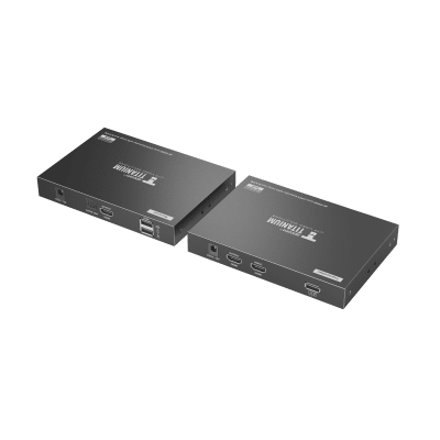 Kit extensor KVM (HDMI y USB) hasta 70 metros | Resolución 4K @ 60 Hz | Cat 6, 6a y 7 | IPCOLOR | CERO LATENCIA | HDR10 | Salida Loop | Puerto S/PDIF | Uso 24/7 | Transmite el Video y Controla tu DVR vía USB a distancia.