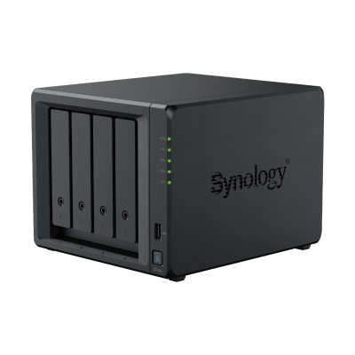 NAS Dispositivo de Protección de Datos Synology ActiveProtect DP340 | 14.5 TB de Capacidad de Copia de Seguridad | RAID 5 con 4 HDD de 8 TB | RAID 1 con 2 SSD de 400 GB | Puerto RJ-45 de 10 GbE | Protección contra Ransomware | Inmutabilidad