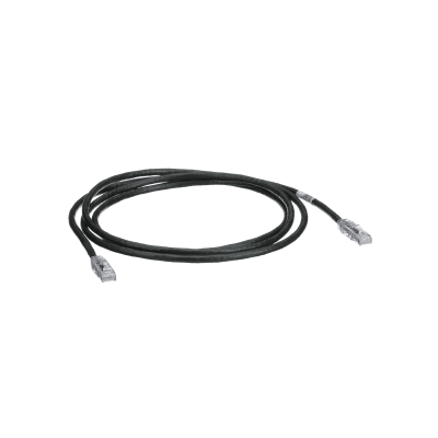 Cable de Parcheo TX6, UTP Cat6, 24 AWG, CM, Color Negro, 7ft