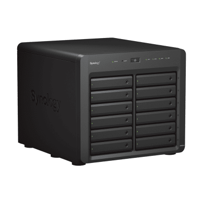 Servidor NAS Synology DiskStation DS3622xs+ | 12 Bahías | Intel Xeon 6 Núcleos | 16 GB DDR4 ECC | 10GbE RJ-45 | Expansión Hasta 36 Bahías | RAID F1, 0, 1, 5, 6, 10 | Caché NVMe SSD .