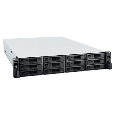 Unidad de Expansión RX1222sas | 12 Bahías SAS/SATA 3.5" o 2.5" | Diseño Redundante | Fuentes de Alimentación Dobles | Compatible con Unidades Synology.