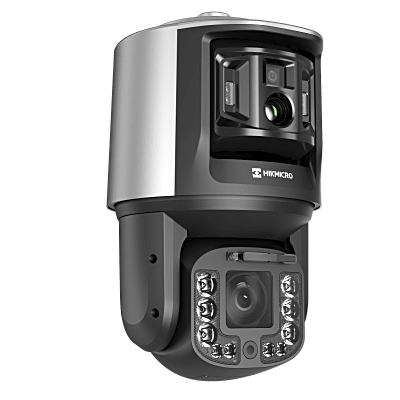 [TandemVu] Domo PTZ IP 4 Megapixel con 40X Zoom con Cámara Optica Fija de 4 Megapixel Lente 12.4 mm y Cámara Térmica 384 x 288 con Lente 25 mm / Protección perimetral