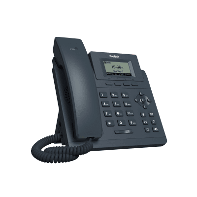 Teléfono IP Empresarial Yealink SIP T30P con 1 Línea SIP y Conferencia de hasta 5 Participantes