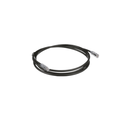 Cable de Parcheo UTP, Cat6A, 24 AWG, CM, Color Negro, 50 ft
