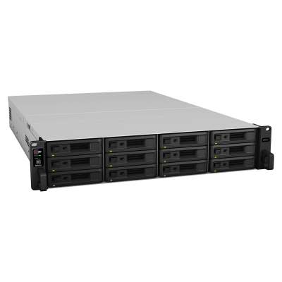 RackStation RS3621xs+ | 12 Bahías | Procesador Intel Xeon D-1541 8 Núcleos | 8 GB DDR4 ECC | Dual 10GbE | Alimentación Redundante | Escalable a 36 Bahías | Garantía 3 Años.