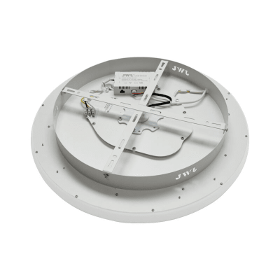 Ventilador de Techo con Luminario LED de 110 V CA 50/60 Hz /  88 W / 3 Tonos de Luz (6500 - 4 000 - 2 700 K) / Diámetro 500 mm / 6 Velocidades / Dimeable.