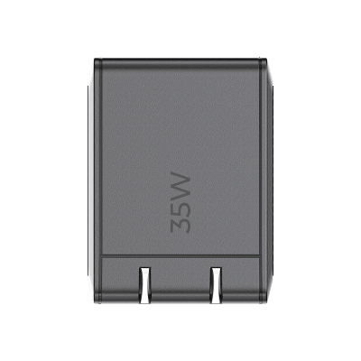 Cargador PRO USB-A / USB-C a C  / Tecnología GaN (Nitruro de Galio / Fast-Charging / Potencia 60W / Velocidad Transferencia 480 Mbps / Material Silicona No Tóxica /  Conector Aluminio Anodizado