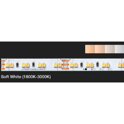 (RadioRa3) Riel 30 metros Cinta LED de color blanco suave (1800 K - 3000 K)