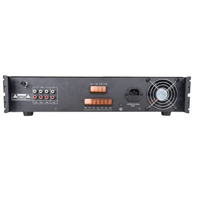 Amplificador de Audio / 240 W / 6 Zonas Independientes / Bluetooth / USB / SD / 70V / 100V / Montaje en Rack