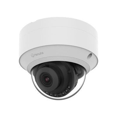 Cámara IP Tipo domo Antivandálica 5 Megapíxel / Lente fijo 3mm / IR 25M / WDR 120db / IP66 / H.265 & WiseStream / Inteligencia Artificial Deteccion de Personas y vehiculos