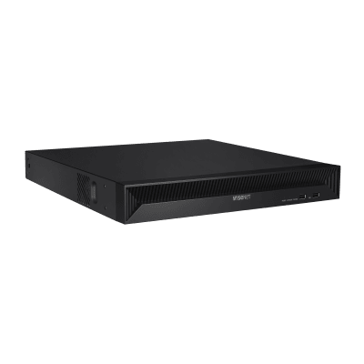 NVR 8 Megapíxel / 16 canales / H.265 / P2P Wisenet / 16 puertos PoE / 128Mbps/ Incluye 6TB