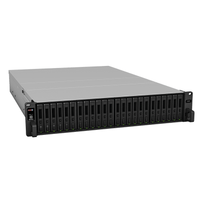 Unidad de Expansión FX2421 para Synology FlashStation | 24 Receptáculos de Unidad 2.5" | Compatible con SSD SATA SAT5200 | Diseño de Alta Fiabilidad | Fuentes de Alimentación Redundantes.