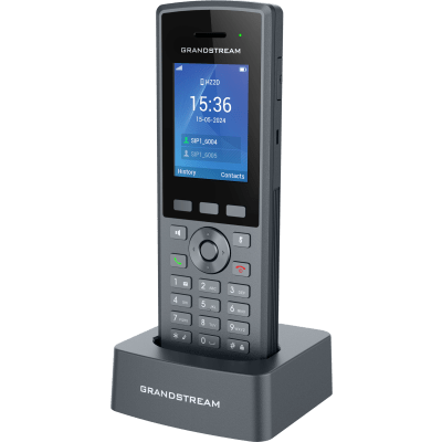 Teléfono Inalámbrico DECT HD Reforzado DP735 / 20 Cuentas SIP / Pantalla TFT LCD 2.4 Pulgadas / Alcance 400 m Exteriores / IP67 / Audio Full HD / Batería 2000 mAh / Compatible con Estaciones Base DP750, DP752, DP755