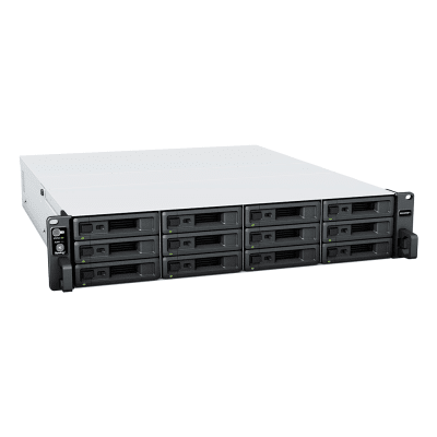 Servidor de Almacenamiento RackStation RS2423RP+ | 12 Bahías | 2U | Hasta 432 TB | Conectividad 10GbE | RAID Soportado | Fuentes de Alimentación Duales | Intercambio en Caliente | Compatibilidad con VMware y Hyper-V.