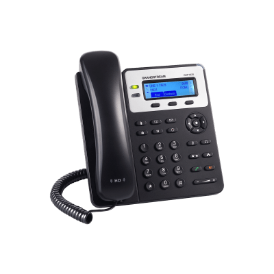 Teléfono IP SMB de 2 Líneas con 3 teclas de función programables y conferencia de 3 vías. PoE