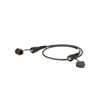 Patch Cord Cat6A IndustrialNet, Blindado S/FTP, Con Un Plug Industrial y Tapa, 1 Metro
