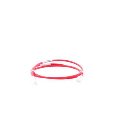 Cable de Parcheo TX6, UTP Cat6, Diámetro Reducido (28AWG), Color Rojo, 2ft
