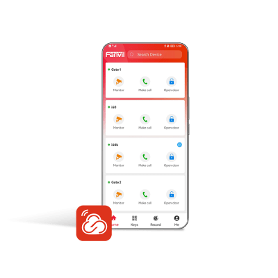 Licencia Permanente 5 Cuentas App Fanvil Link , Monitoreo, Apertura Remota, Creación de Códigos QR