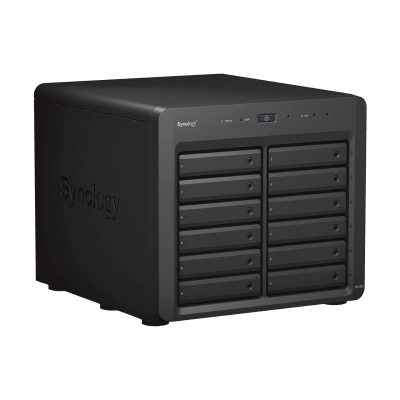 Unidad de Expansión Synology DX1222 | 12 Bahías para HDD/SSD SATA 3.5" o 2.5" | Intercambio en Caliente | Puerto Mini-SAS HD | Garantía de 5 Años.