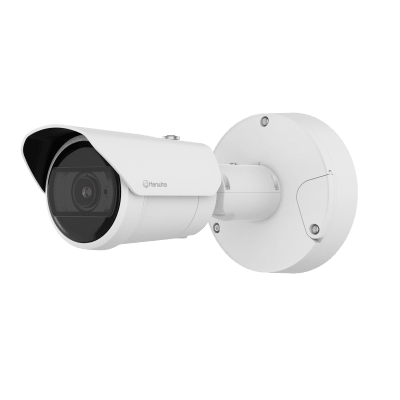 Cámara Bullet AI 5MP IR / Doble NPU para Inteligencia Artificial / Zoom Motorizado 3.3-9.3mm (2.8x) / extremeWDR 120dB / WiseIR 50m / IP67 IK10 / Análisis Avanzado de Personas y Vehículos / Seguridad FIPS 140-3 Nivel 3