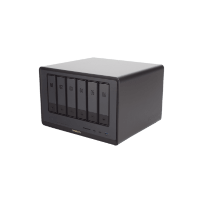NAS UGREEN NASync DXP6800 Pro / Intel Core i5-1215U 10 Núcleos / 6 Bahías SATA + 2 M.2 NVMe / 2 Puertos Thunderbolt 4 / 2 Puertos 10GbE / 8K HDMI / PCIe 4.0 x4 / DDR5 Hasta 64GB / Compatibilidad Multiplataforma