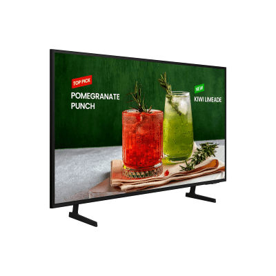 Television Profesional LED de 55" / UHD 4K (3840x2160p) / 3 años de garantia /  Entradas de Video HDMI / Bocinas Integradas de 20 W / Compatible VESA / Ideal para uso comercial y residencial.